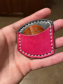 I made a sheath for a single pepperoni