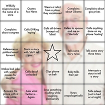 I made In-Law BINGO for thanksgiving