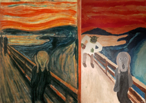 I made my own version of The scream