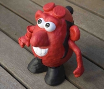 I made this Hell Spud custom Mr Potato head in a few hrs while watching TV