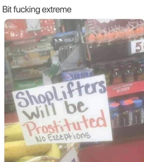 I may shoplift here