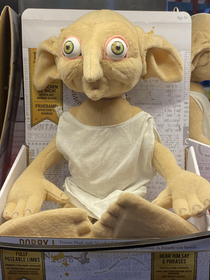 I met dobby at store in theater Its creepy