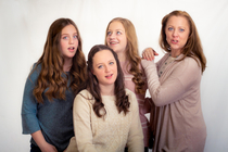 I needed my wife and daughters to smile during a photo shoot so I told a dad joke