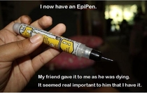 I now have an epipen 