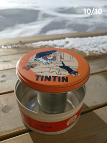 I now own the TinTin tin and present you with a Tin in a TinTin tin