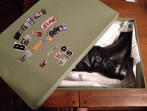I ordered a pair of boots to my boyfriends house I later received this terrifying ransom note