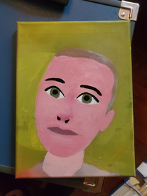 I painted Mark in the Zuckiverse Im not a painter