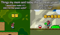 I played Super Mario World with my mom today She mentioned things Ill never unsee