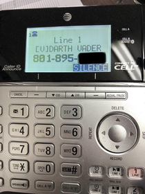 I received an interesting call at work today