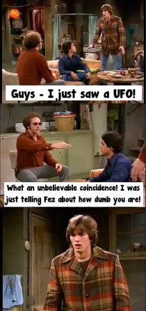 I saw a UFO