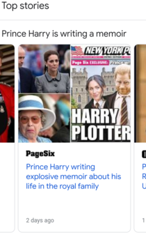 I saw that Prince Harry and Meghan were trending on Google Figured Id check it out and wasnt disappointed