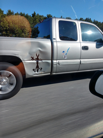 I saw the Reddit-famous coyoteroadrunner truck today