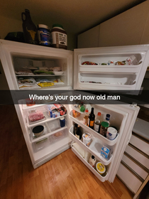 I send my father pictures of a wide open fridge to give him anxiety