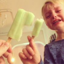 I shared a popsicle with my yo son and I won