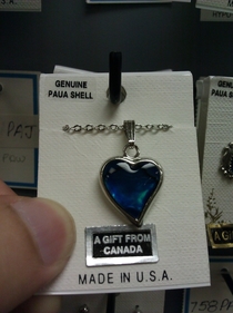 I stumbled across this in canada Oh the irony