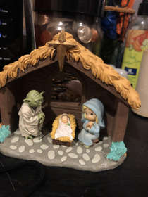 I subtly improved our nativity scene