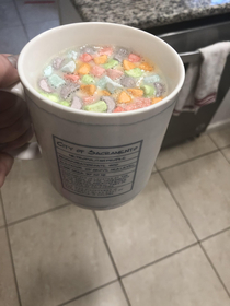 I survived hosting a kindergarten sleepover so I busted out the special marshmallows as my coffee perk I used vanilla creamer