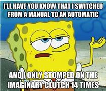 I switched from a manual to an automatic