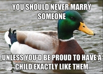 I think a lot of train-wreck marriages could be avoided with this advice