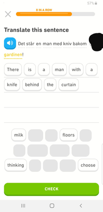 I think Duolingo is trying to tell me something
