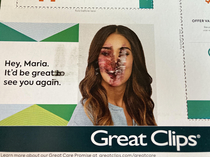 I think Great Clips is threatening me
