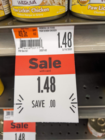 I think have different definitions of sale
