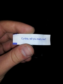 I think I got someone elses fortune cookie