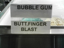 I think Ill choose bubble gum thanks