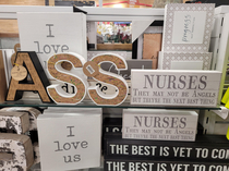 I think Im more of a boobs guy myself but I enjoyed making this statement at my local homegoods with the wife