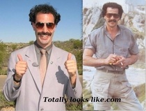 I think my father looks like Borat in this picture