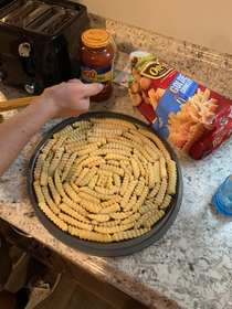 i think my new college roommate might have OCD and also enjoys spaghetti with fries