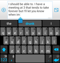 I think my phone is trying to tell me I have a drinking problem