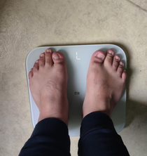 I think my scale is trying to tell me something