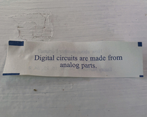 I think robots are writing the Fortune cookies now