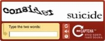 I think the captcha is trying to tell me something