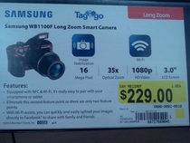 I think the nd listed feature of this Samsung camera is the highlight of the product