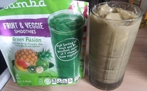 i think they meant Baby Food Peas smoothie