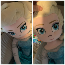 I thought Elsa was pissed off at first