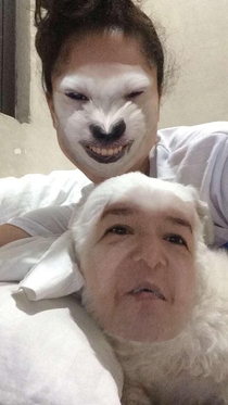 I thought itd be cute to face swap with my dog