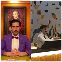 I thought the desk clerk at my hotel looked familiar