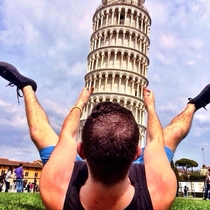 I told my friend to try to take an original picture at the Leaning Tower of Pisa