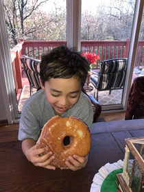 I told my son he could have one donut