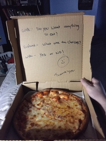 I told the pizza guys that they got me k internet points this is their response