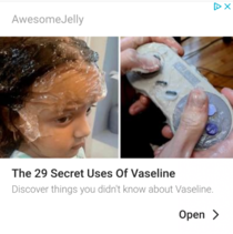 I too smother my firstborn with Vaseline actual ad