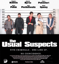 I took part of the Usual Suspects and made an animated movie poster with it