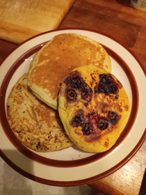 I tried blueberry pancakes but got a fucking demon