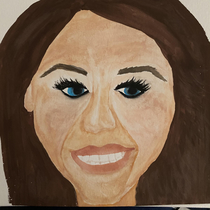 I tried to paint my sister
