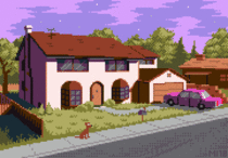 I tried to redraw and animate the Simpsons house in pixel art style and heres the result