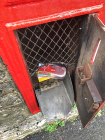 I used to be a postman and once found a sealed pack of bacon inside the postbox