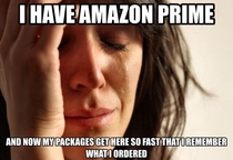 I used to love getting packages from Amazon